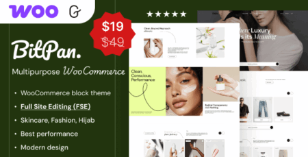 Bitpan - Multipurpose WooCommerce FSE Block Theme