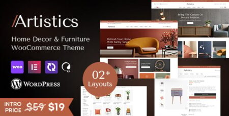 Artistics - Home Decor, Art & Crafts WooCommerce Theme