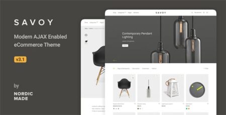 Savoy - Minimalist AJAX WooCommerce Theme