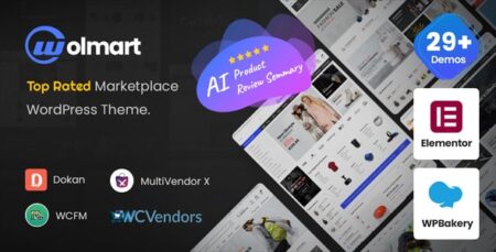 Wolmart | Multi-Vendor Marketplace WooCommerce Theme
